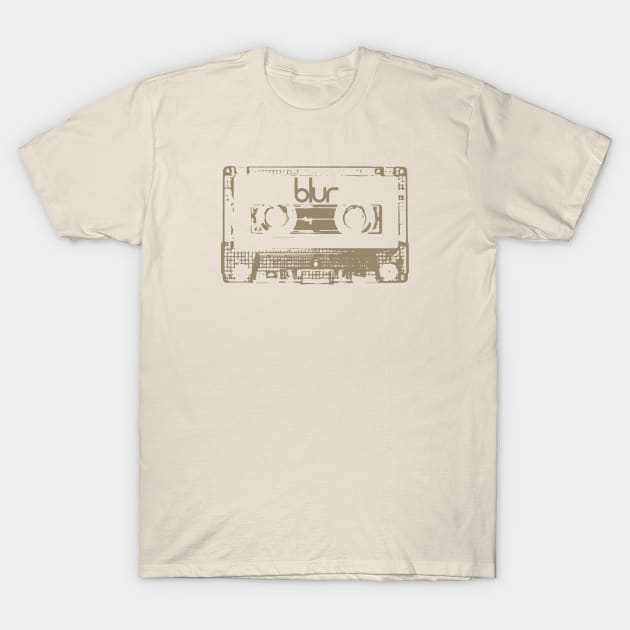 Blur Cassette Tape Retro T-Shirt by graphictone